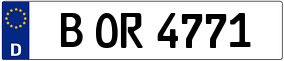 Truck License Plate